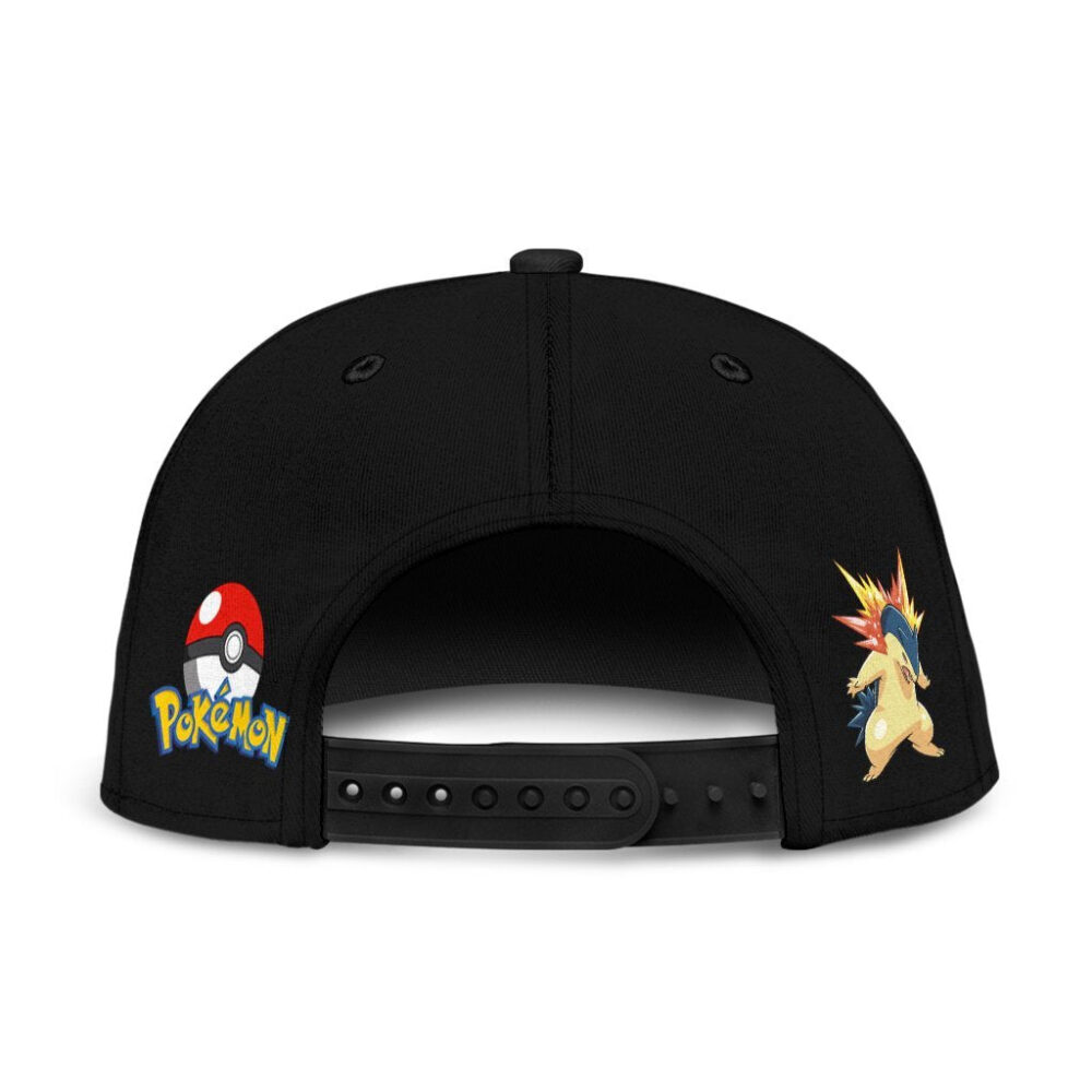 Typhlosion Snapback Hat Anime Fan Gift Idea