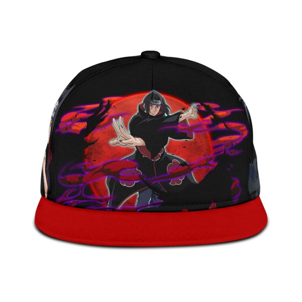 Uchiha Itachi Snapback Hat Naruto Custom Anime Hat