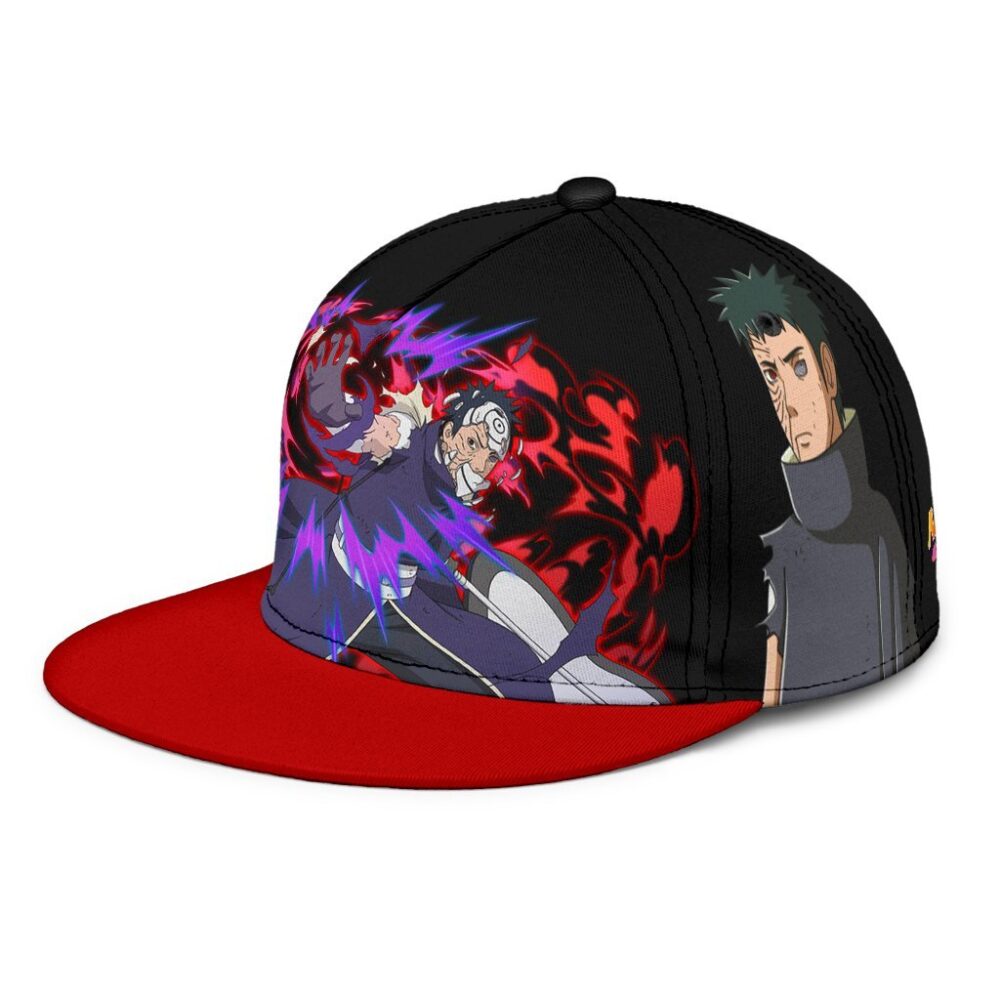 Uchiha Obito Snapback Hat Naruto Custom Anime Hat