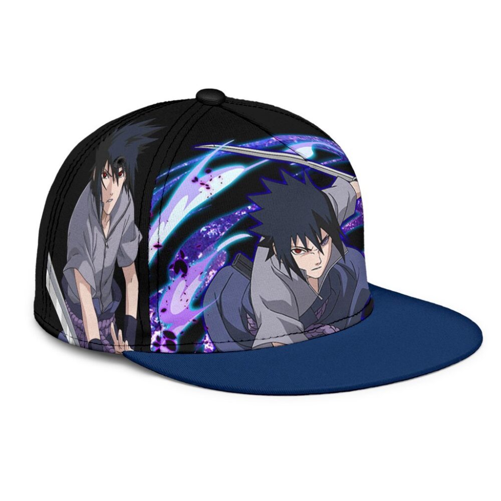 Uchiha Sasuke Snapback Hat Naruto Custom Anime Hat