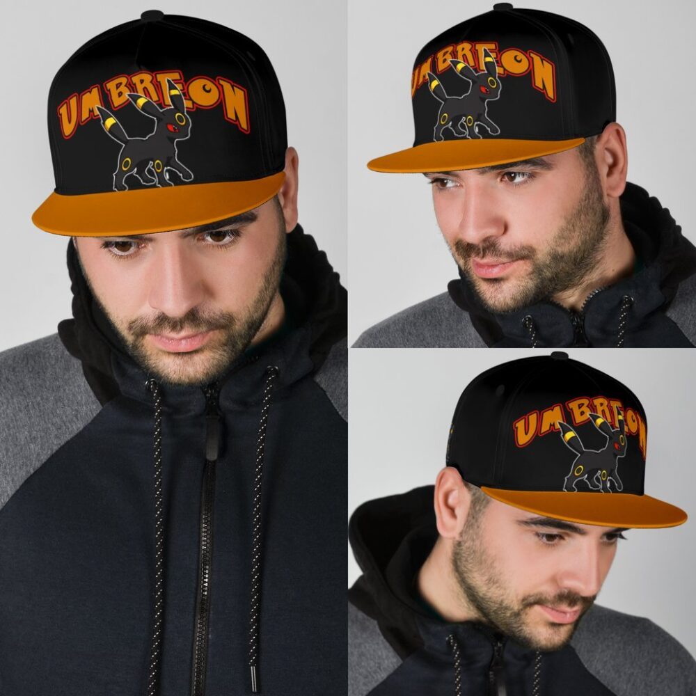 Umbreon Snapback Hat Anime Fan Gift Idea