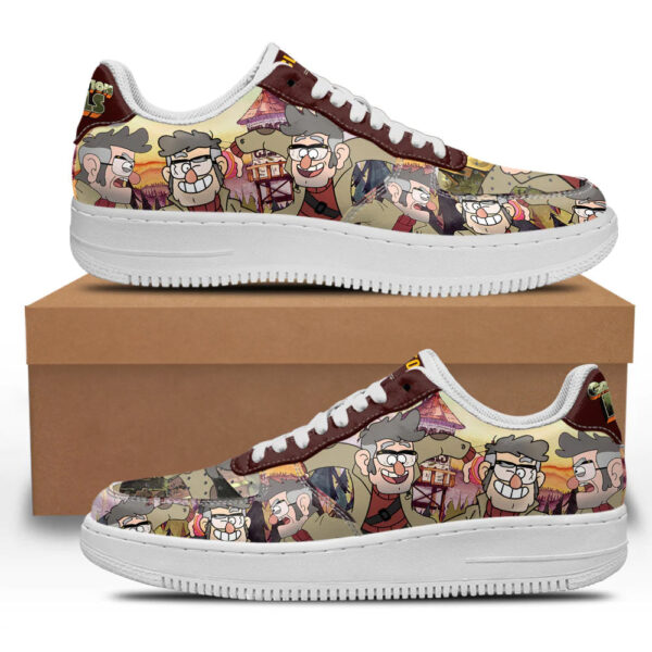 Uncle Ford Gravity Falls Sneakers Custom Cartoon Shoes Uncle Ford Gravity Falls Sneakers Custom Cartoon Shoes