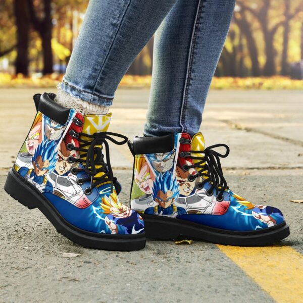 vegeta dragon ball all season boots casual shoes vegan leather anime custom boot shoes tb158 tydmn
