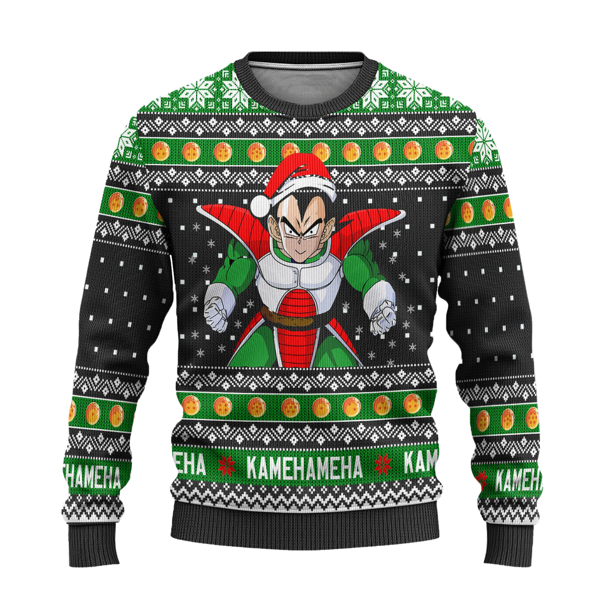 Vegeta Dragon Ball Anime Ugly Christmas Sweater Custom Sweatshirt Apparel