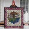 vintage style mandala dragonfly quilt blanket gift idea pn4si