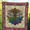 vintage style mandala dragonfly quilt blanket gift idea yycju