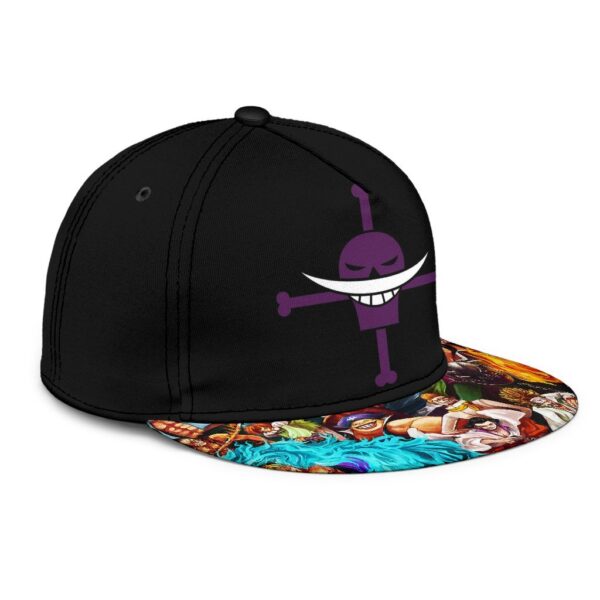 whitebeard pirates snapback hat one piece anime fan gift hsv5k