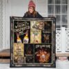 wild turkey quilt blanket whiskey inspired me funny gift 0a63w