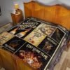 wild turkey quilt blanket whiskey inspired me funny gift csnug