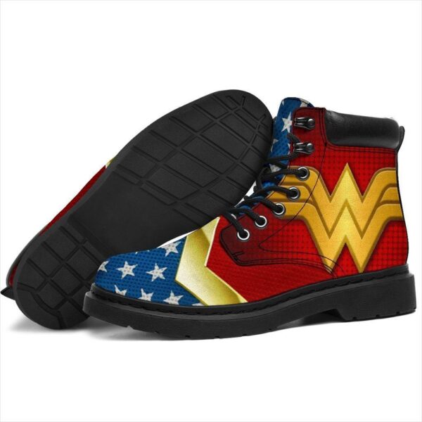 wonder woman all season boots casual shoes vegan leather custom boot shoes tb112 ezdmv