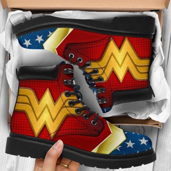 wonder woman all season boots casual shoes vegan leather custom boot shoes tb112 pchlm