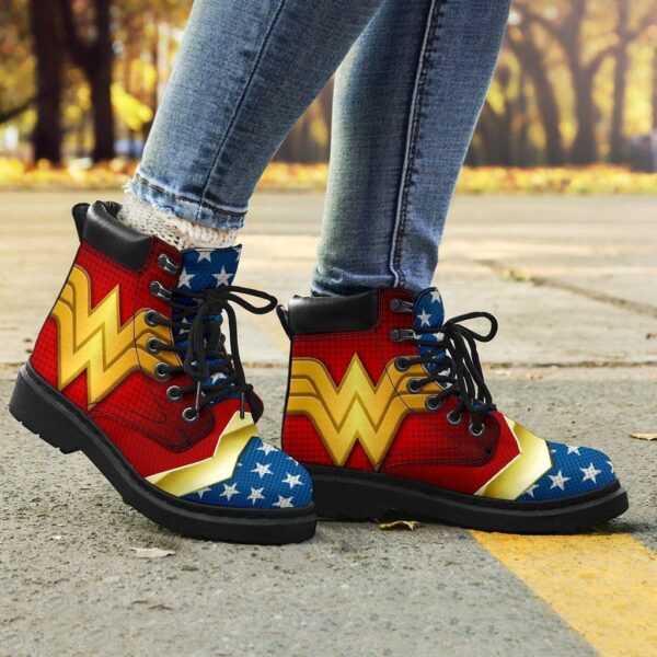 wonder woman all season boots casual shoes vegan leather custom boot shoes tb112 zylj9