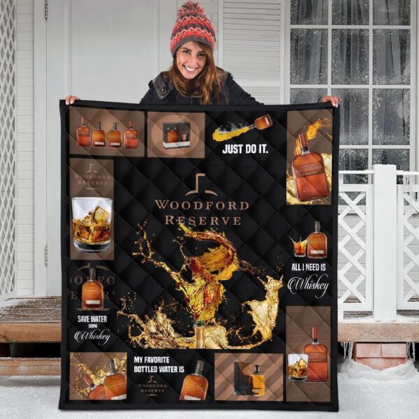 woodford reserve quilt blanket all i need is whisky gift idea jl4f8