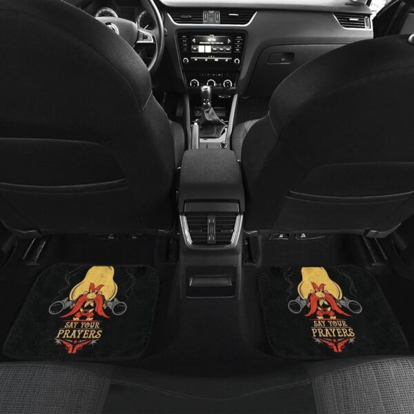 yosemite sam looney tunes with guns car floor mats fip9b