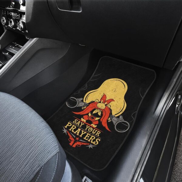 yosemite sam looney tunes with guns car floor mats s23oc