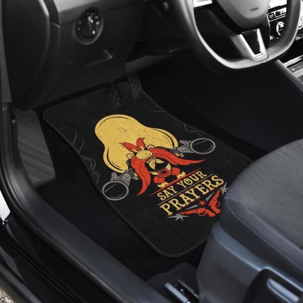 yosemite sam looney tunes with guns car floor mats snrip