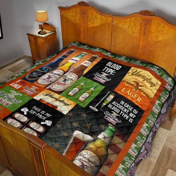 yuengling larger quilt blanket funny gift for beer lover bjuxa