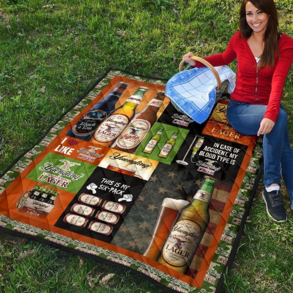 yuengling larger quilt blanket funny gift for beer lover r29ea