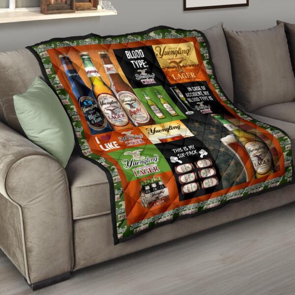 yuengling larger quilt blanket funny gift for beer lover u1cij