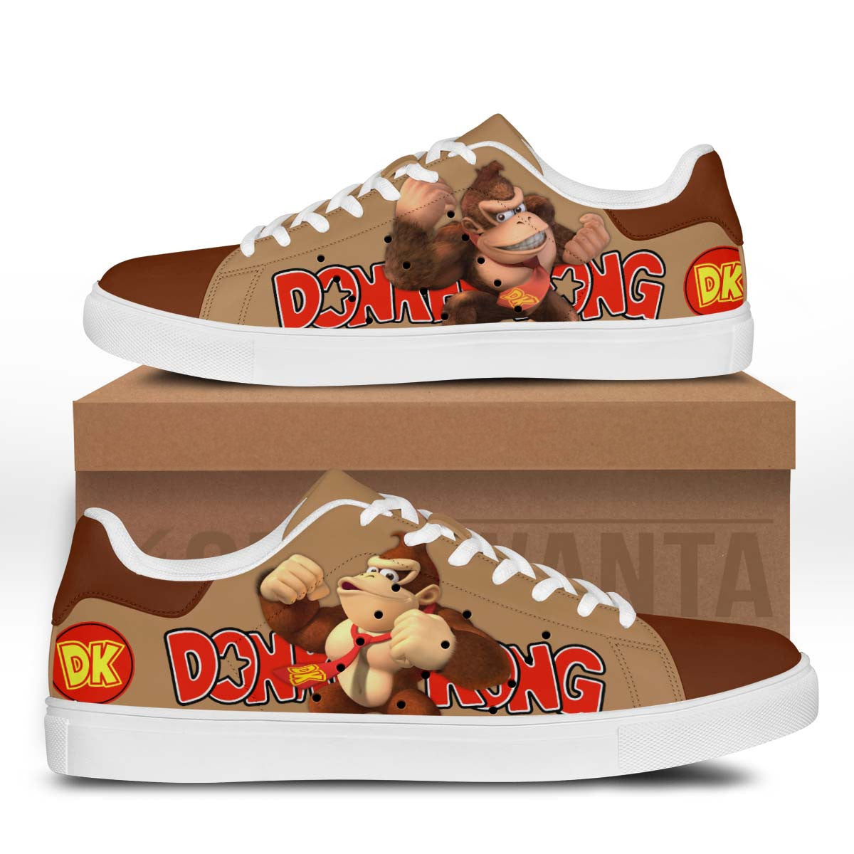 Donkey Kong Stan Shoes Custom Donkey Kong Game Shoes Donkey Kong Stan Shoes Custom Donkey Kong Game Shoes