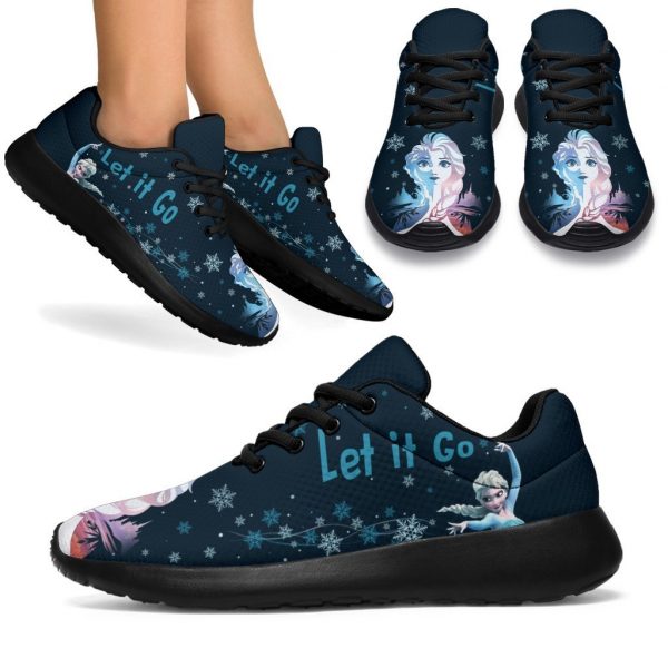 Frozen Let It Go Sneakers Sporty Elsa Custom Idea Frozen Let It Go Sneakers Sporty Elsa Custom Idea