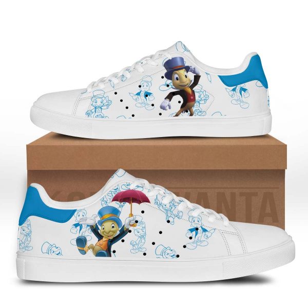 Jiminy Cricket Stan Shoes Custom Pinocchio Cartoon Shoes Jiminy Cricket Stan Shoes Custom Pinocchio Cartoon Shoes