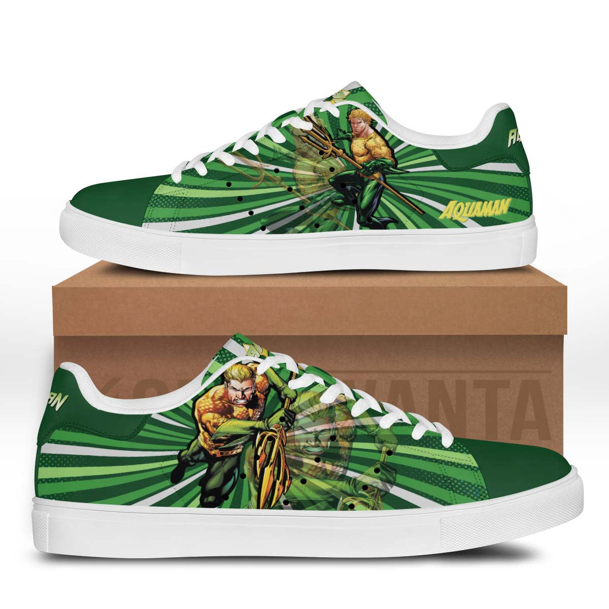 Justice League Aquaman Stan Shoes Custom Justice League Aquaman Stan Shoes Custom