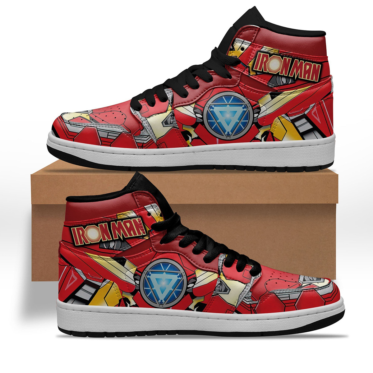 Avenger Ironman Shoes Custom Avenger Ironman Shoes Custom