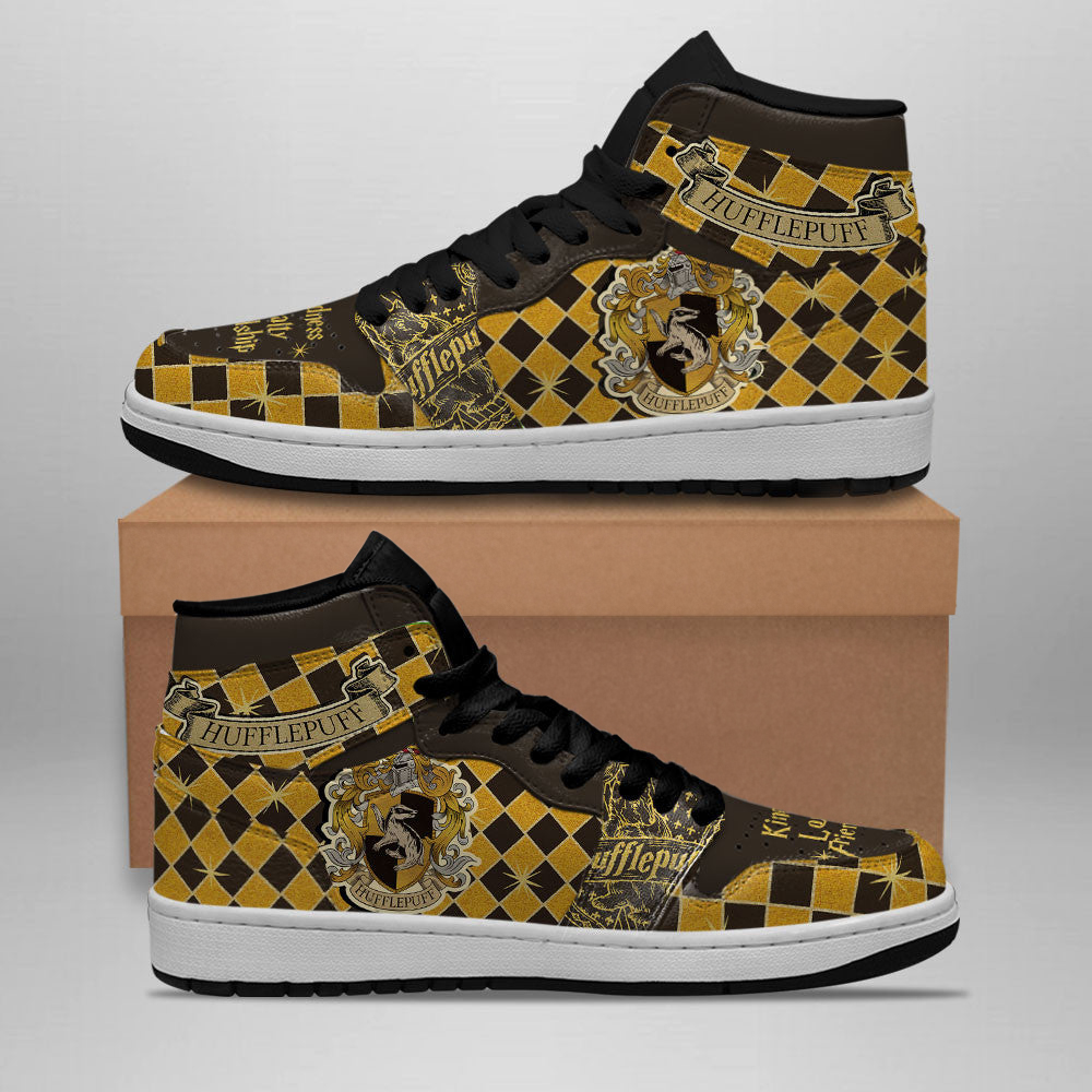 Hufflepuff Shoes Custom Harry Potter Sneakers For Fans Hufflepuff Shoes Custom Harry Potter Sneakers For Fans