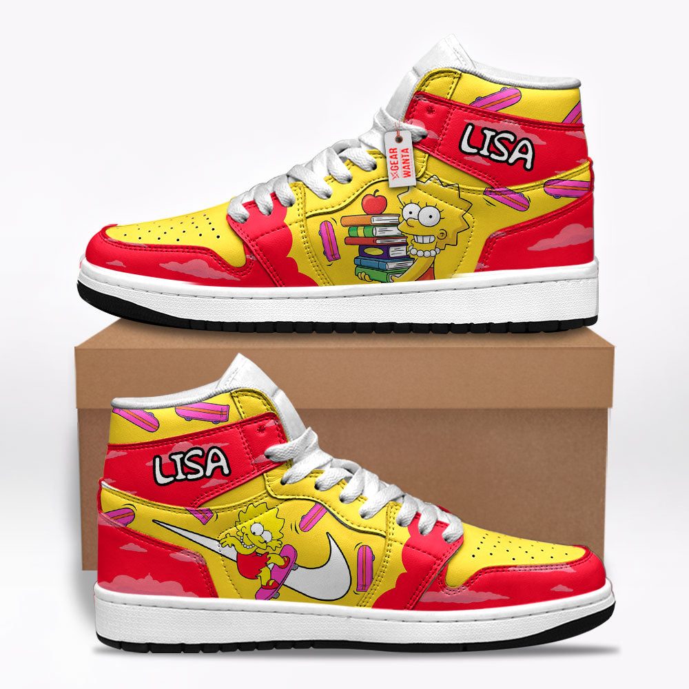 Lisa Simpson The Simpson Shoes Custom For Fans Lisa Simpson The Simpson Shoes Custom For Fans