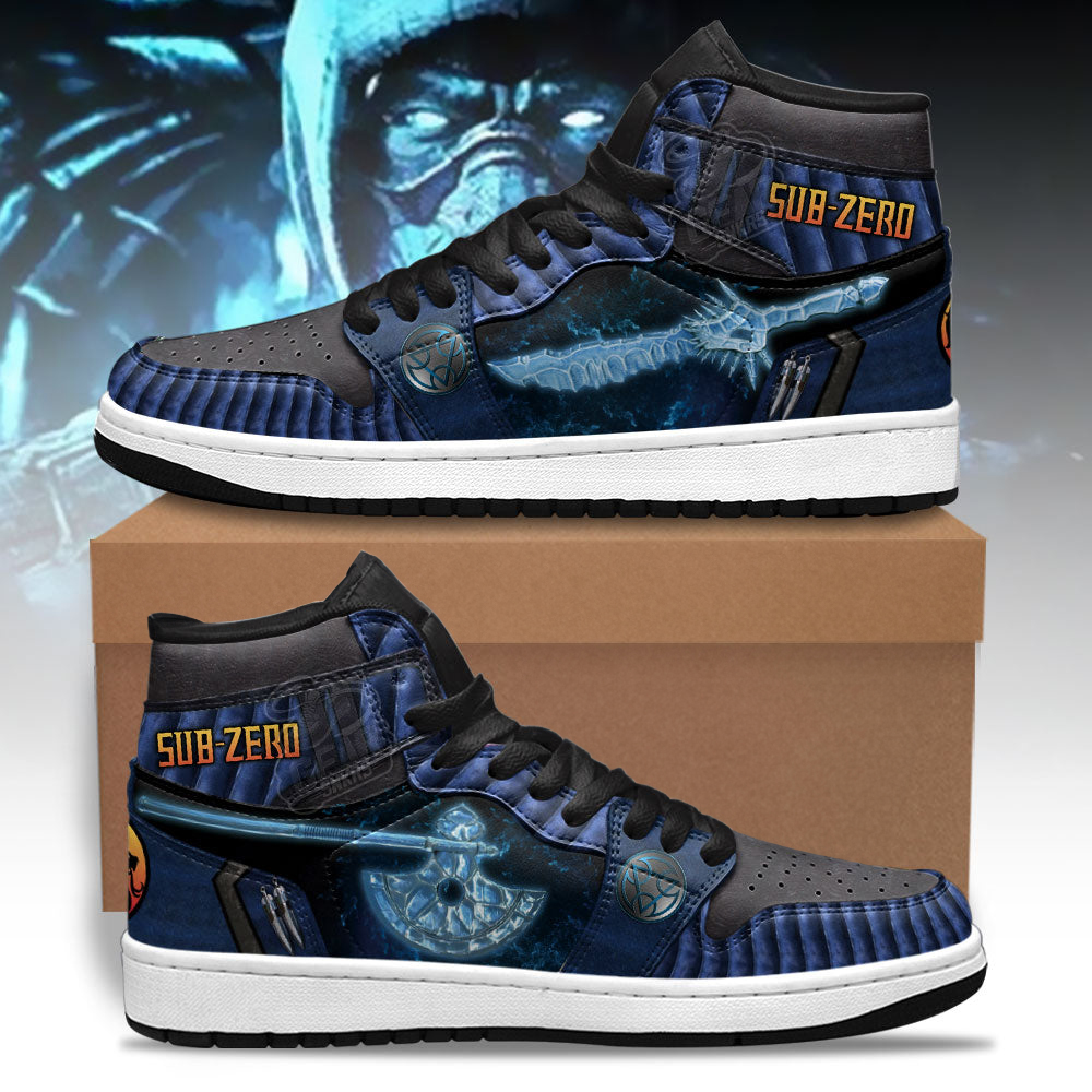 Mortal Kombat Sneakers Sub-zero Weapon Shoes Custom For Fans Mortal Kombat Sneakers Sub-zero Weapon Shoes Custom For Fans