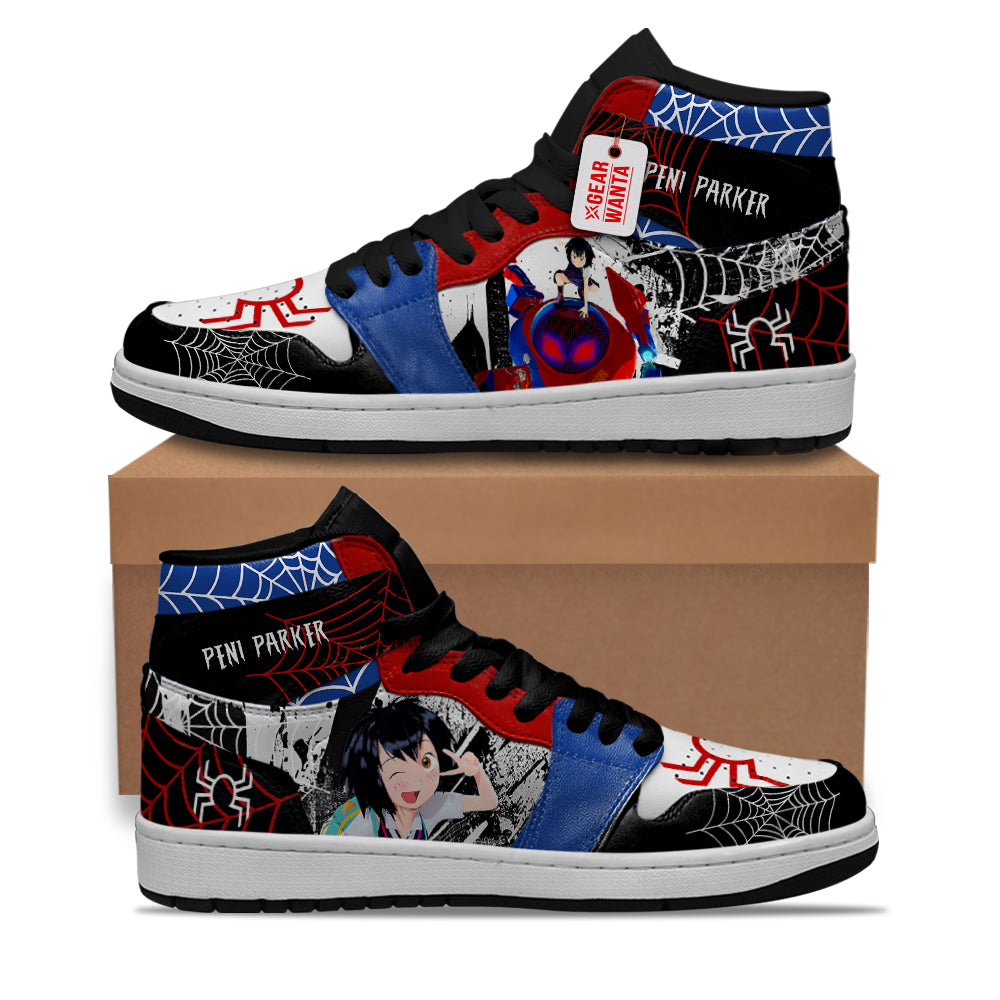 Peni Parker Spider-Verse Shoes Custom Sneakers For Fans Peni Parker Spider-Verse Shoes Custom Sneakers For Fans