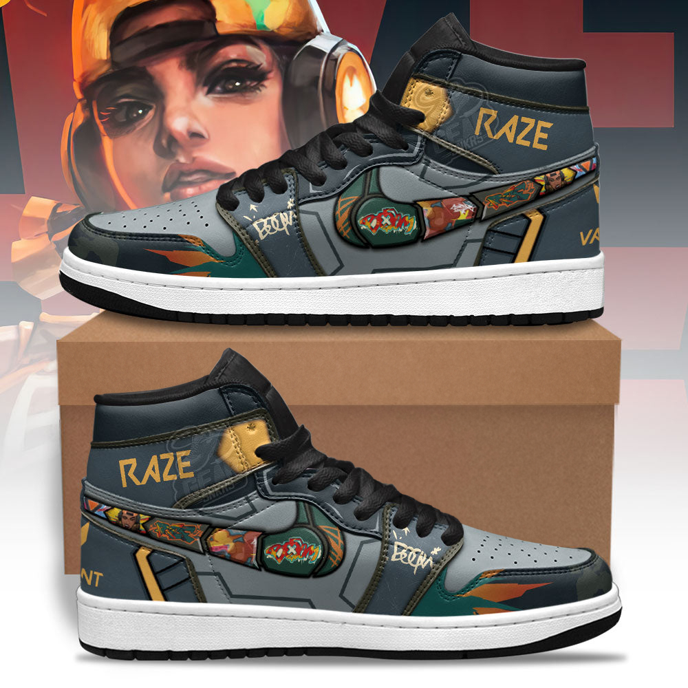 Raze Valorant Agent Shoes Custom For Gamer Raze Valorant Agent Shoes Custom For Gamer