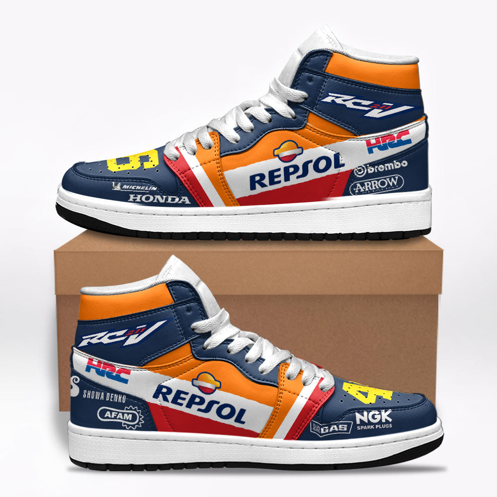 RC211V Moto Custom Shoes Custom Sneakers For Fans RC211V Moto Custom Shoes Custom Sneakers For Fans