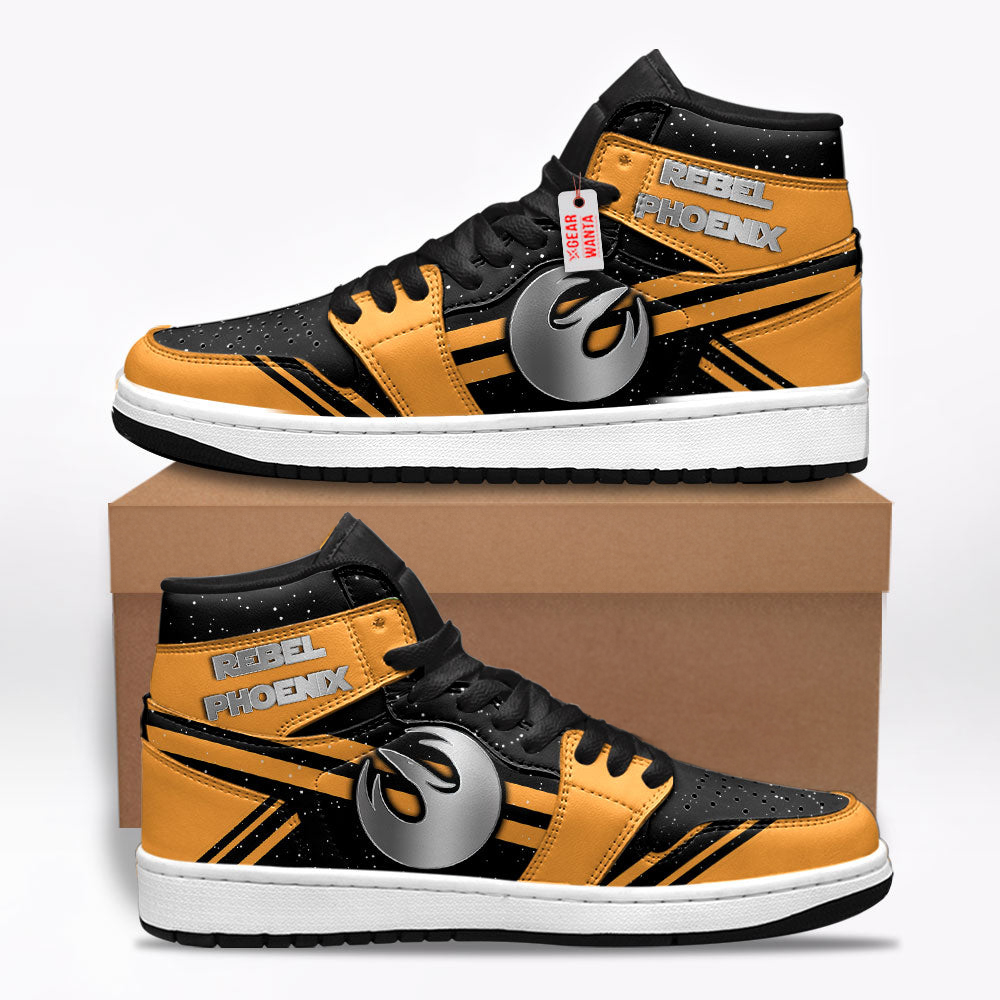 Rebel Phoenix Star Wars Symbols Shoes Custom For Fans Rebel Phoenix Star Wars Symbols Shoes Custom For Fans