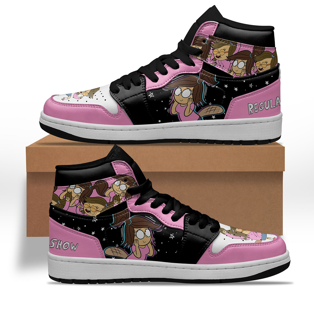 Regular Show Eileen Roberts Shoes Custom Sneakers For Cartoon Fans Regular Show Eileen Roberts Shoes Custom Sneakers For Cartoon Fans
