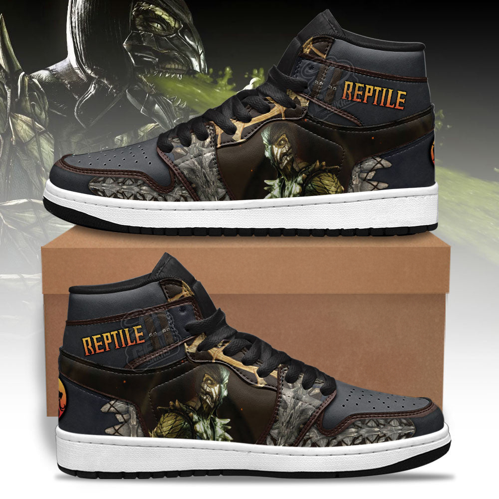 Reptile Mortal Kombat Shoes Custom For Fans Reptile Mortal Kombat Shoes Custom For Fans