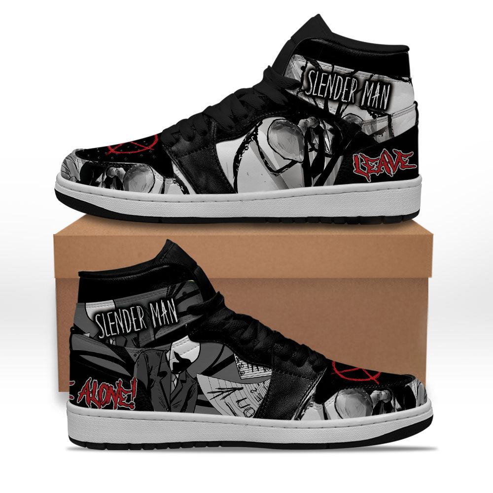Slenderman Shoes Custom Horror Fans Sneakers Slenderman Shoes Custom Horror Fans Sneakers