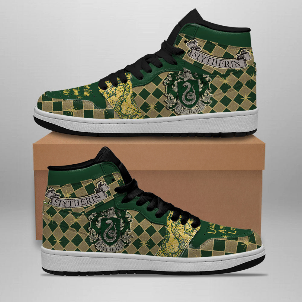 Slytherin Shoes Custom Harry Potter Sneakers For Fans Slytherin Shoes Custom Harry Potter Sneakers For Fans