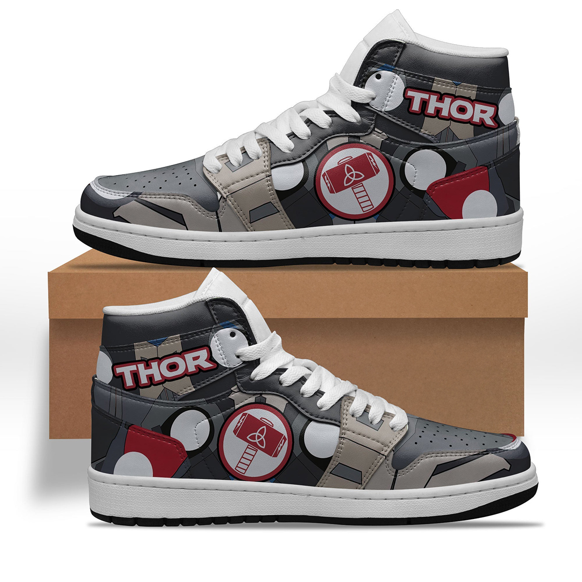 Thor Shoes Custom Super Heroes Sneakers Thor Shoes Custom Super Heroes Sneakers