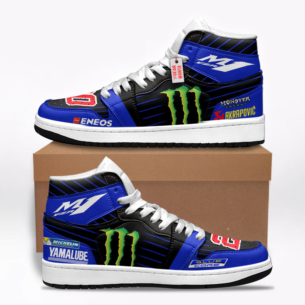 Yamaha YZR-M1 Moto Custom Shoes Custom Sneakers For Fans Yamaha YZR-M1 Moto Custom Shoes Custom Sneakers For Fans