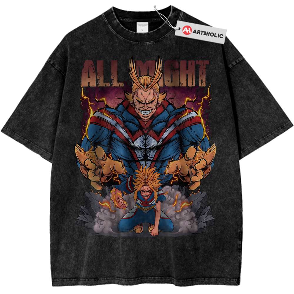 All Might – Toshinori Yagi shirt, MHA Shirt, Anime Shirt, Vintage T-Shirt