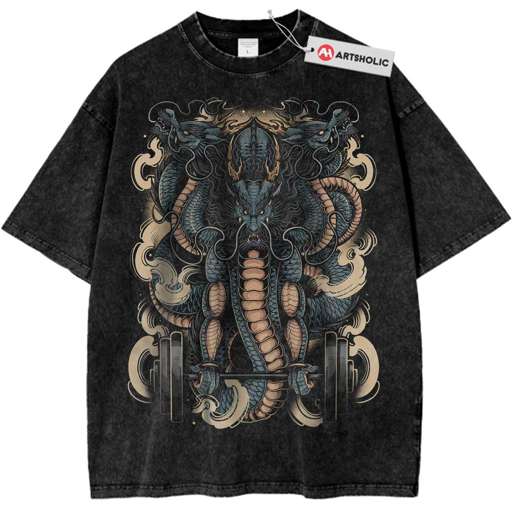 Asian Dragon Shirt, Mythology Shirt, Vintage T-Shirt