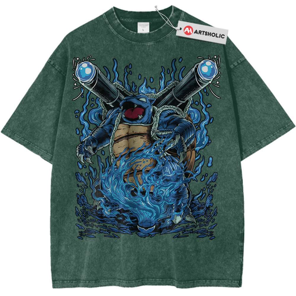 Blastoise Shirt, Pokemon Shirt, Anime Shirt, Vintage T-Shirt Blastoise Shirt, Pokemon Shirt, Anime Shirt, Vintage T-Shirt