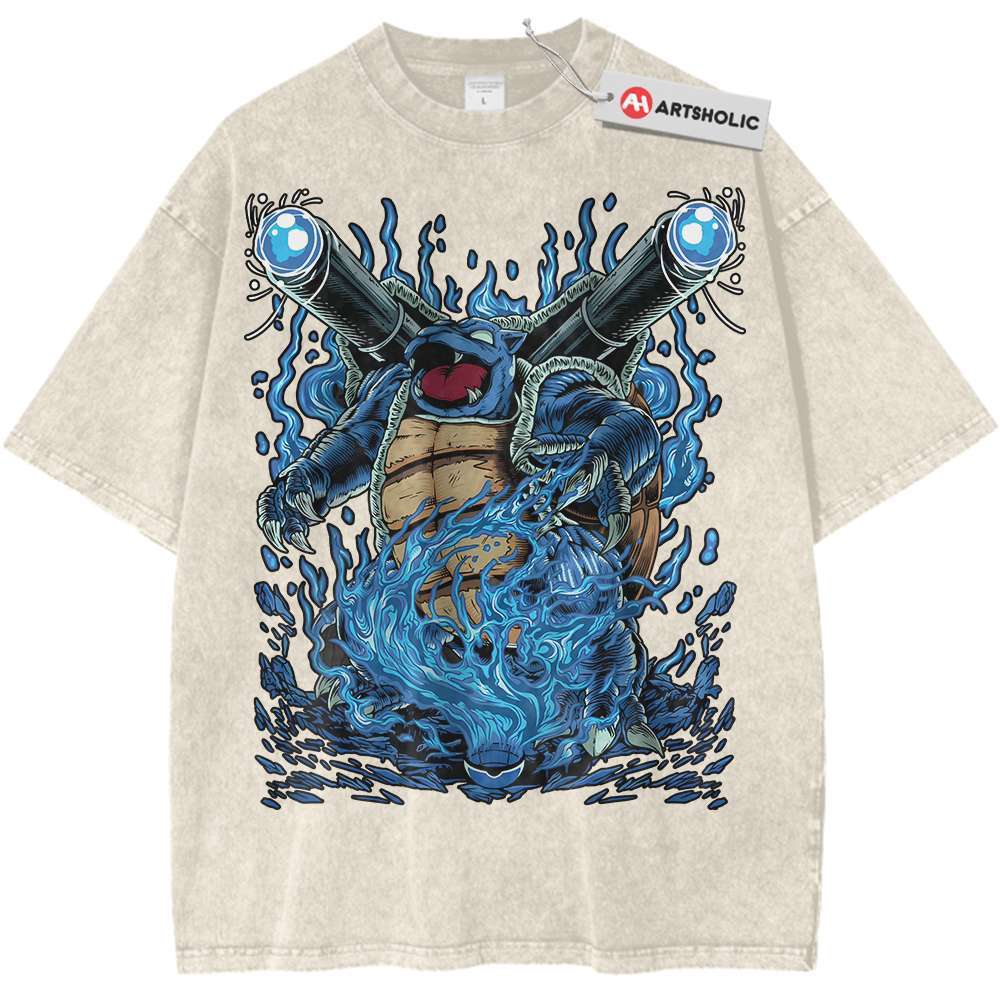 Blastoise Shirt, Pokemon Shirt, Anime Shirt, Vintage T-Shirt Blastoise Shirt, Pokemon Shirt, Anime Shirt, Vintage T-Shirt