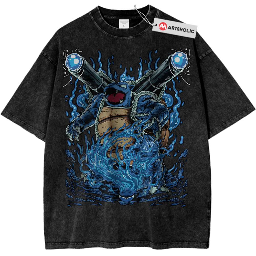 Blastoise Shirt, Pokemon Shirt, Anime Shirt, Vintage T-Shirt Blastoise Shirt, Pokemon Shirt, Anime Shirt, Vintage T-Shirt