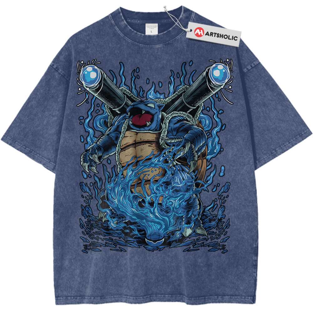 Blastoise Shirt, Pokemon Shirt, Anime Shirt, Vintage T-Shirt Blastoise Shirt, Pokemon Shirt, Anime Shirt, Vintage T-Shirt