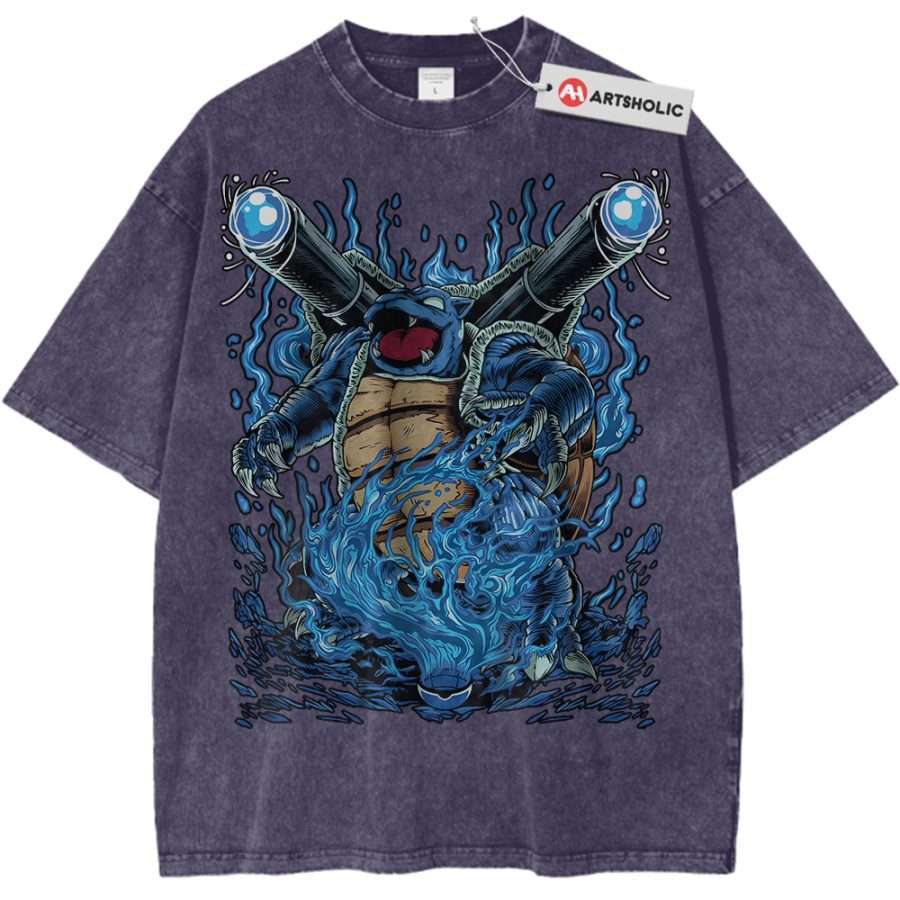 Blastoise Shirt, Pokemon Shirt, Anime Shirt, Vintage T-Shirt Blastoise Shirt, Pokemon Shirt, Anime Shirt, Vintage T-Shirt
