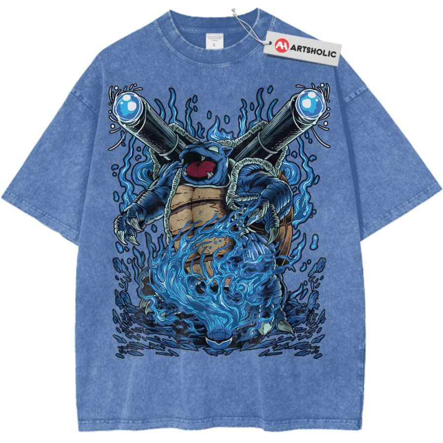 Blastoise Shirt, Pokemon Shirt, Anime Shirt, Vintage T-Shirt Blastoise Shirt, Pokemon Shirt, Anime Shirt, Vintage T-Shirt