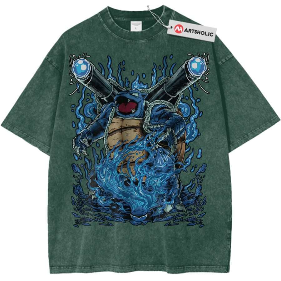 Blastoise Shirt, Pokemon Shirt, Anime Shirt, Vintage T-Shirt Blastoise Shirt, Pokemon Shirt, Anime Shirt, Vintage T-Shirt
